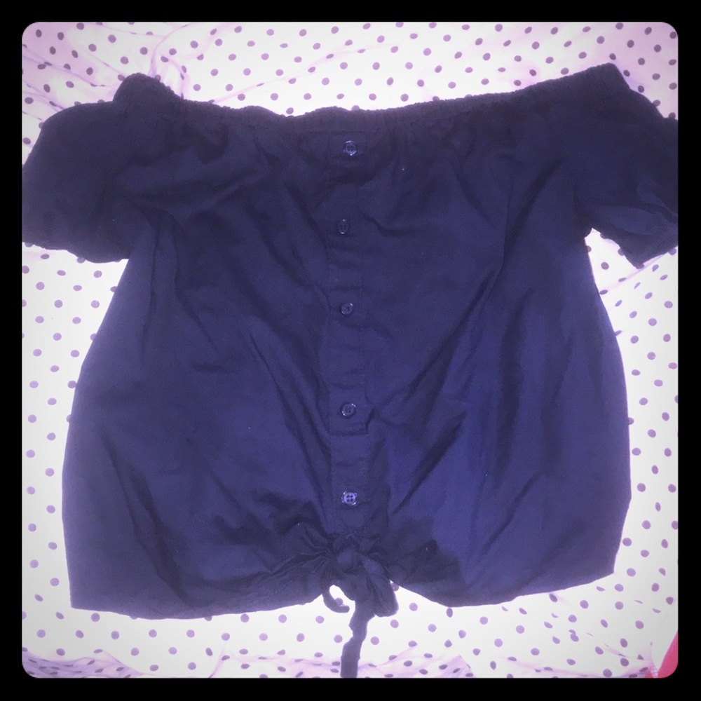 Navy blue top